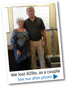 We lost 82lbs. together lost-82lbs.