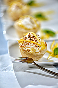 key lime tart with phyllo